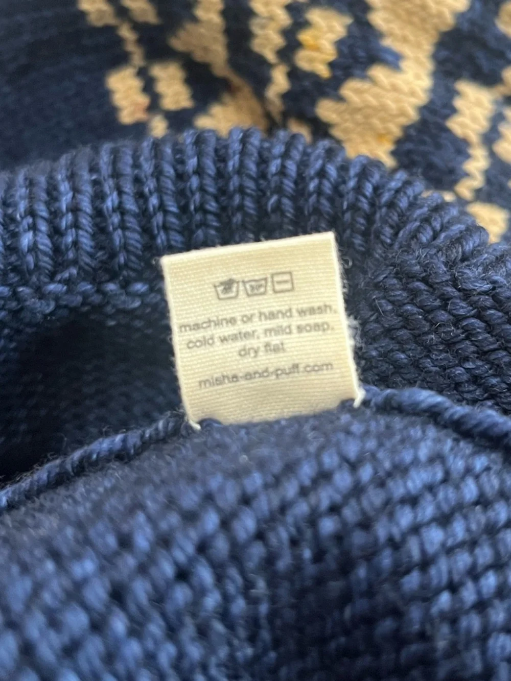 Misha & Puff oversized Fail Isle sweater - Picture 3 of 5